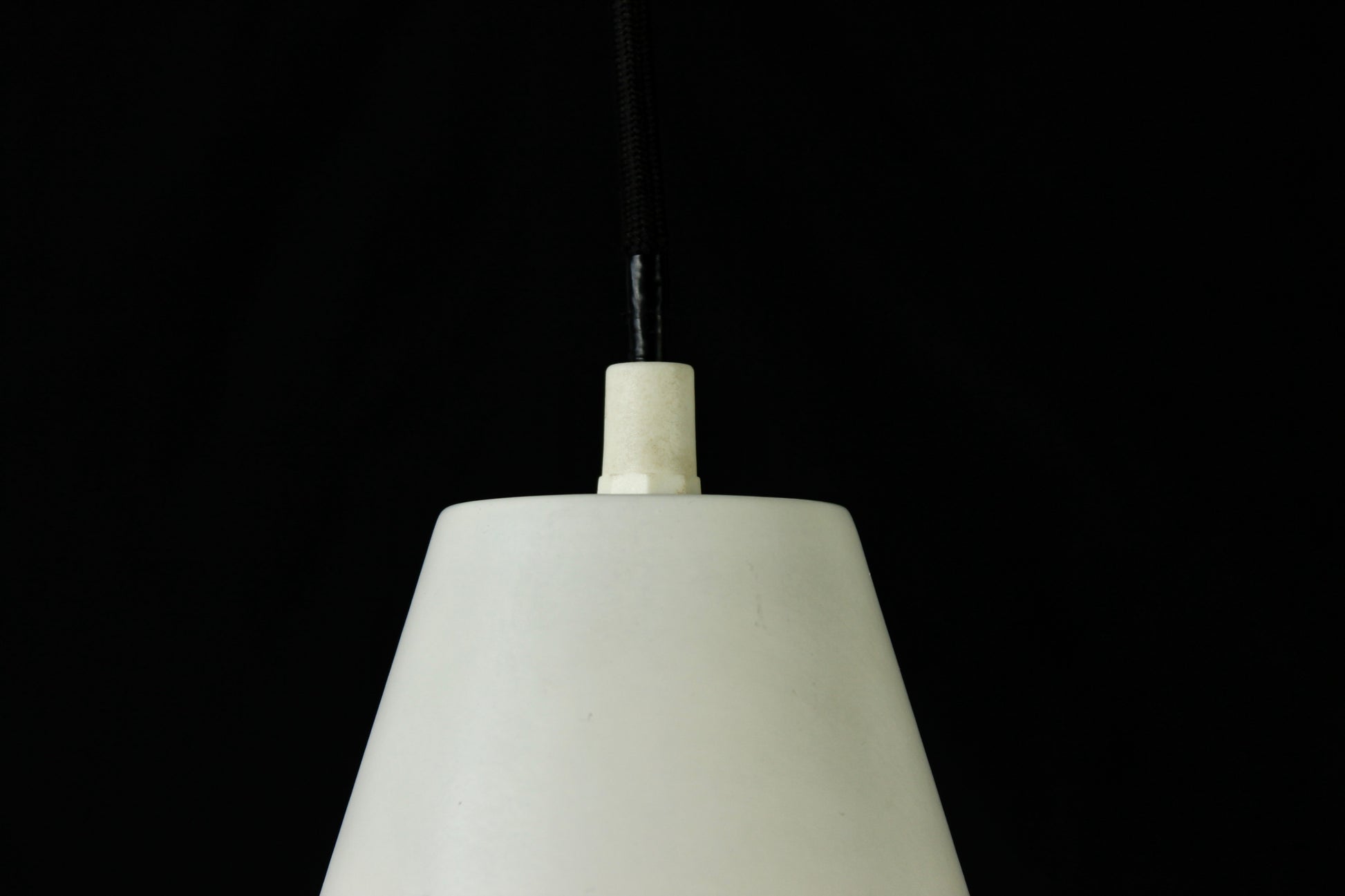 Industrial design enamel lamp Louis Poulsen Danish Design