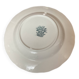 Assiettes terre de fer bleues ironstone