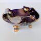 Tripod Ashtray Dish in Ceramic - Alcy Paris - Lustrous Enamel and Gold