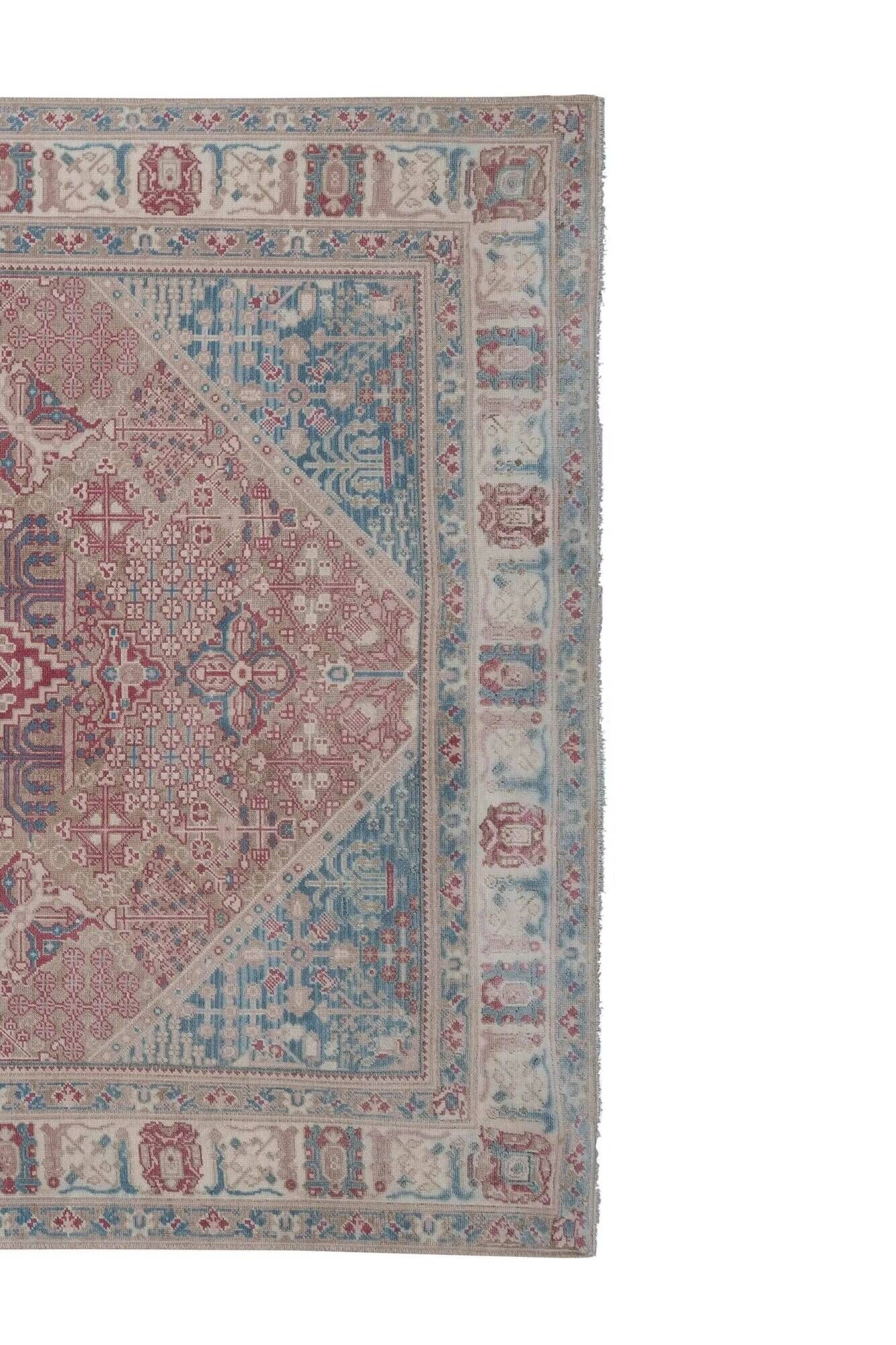 Vintage Turkish Oushak rug 146x192 cm