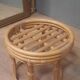 Small low bamboo table