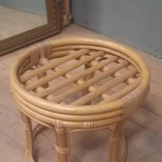 Small low bamboo table