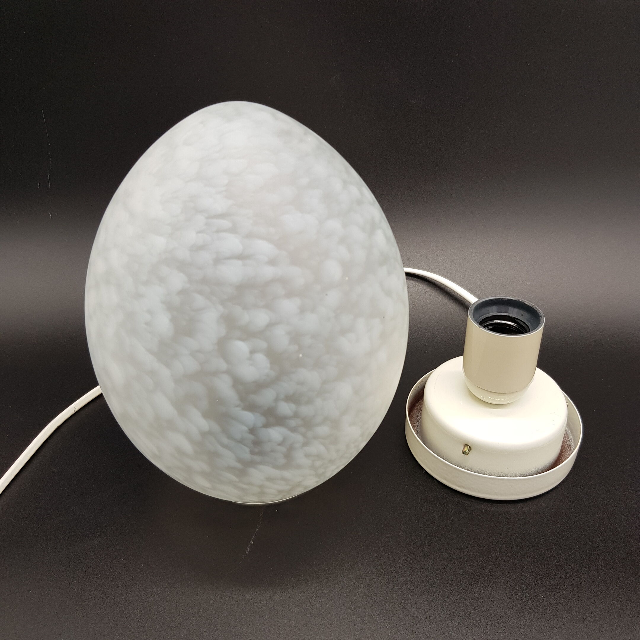 Egg lamp in blown glass Vianne France