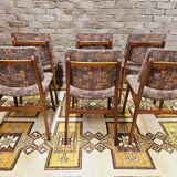 Set of 6 Scandinavian chairs year 70 vintage