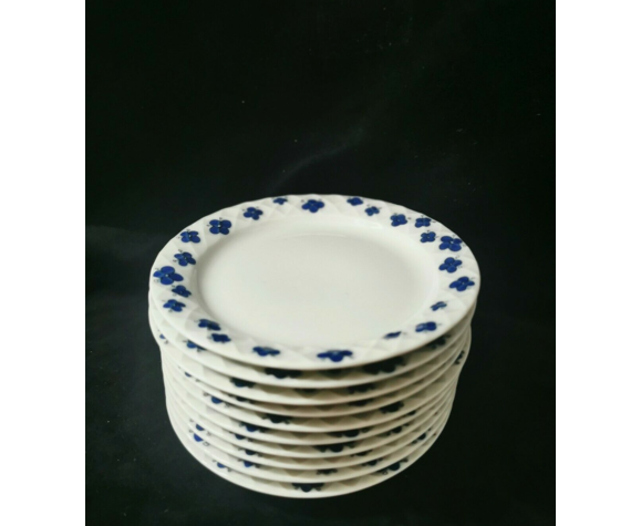 Set of 10 Thomas Germany porcelain cheese plates | Selency