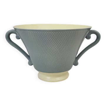 Coupe art déco en faïence 1920-30 Salins