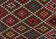 Anatolian handmade kilim rug 274 cm x 173 cm