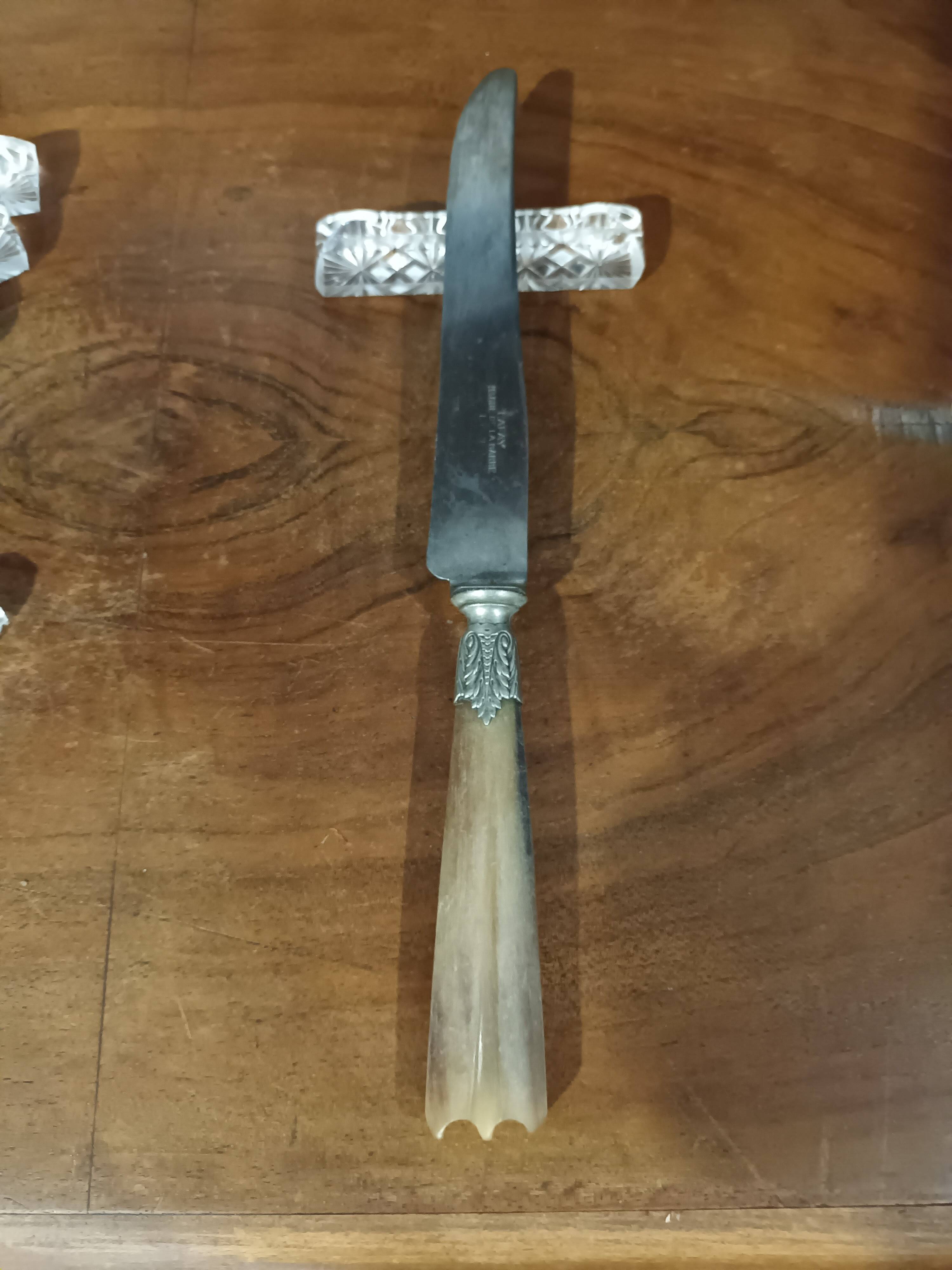 12 cut crystal knife holders