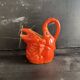 Antique ceramic lobster pitcher from the early 20th century.