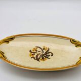 Set of 2 dishes - Creil et Montereau – Carnation model.