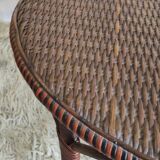 Rattan coffee table - early 20th century