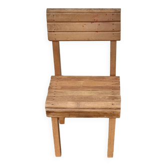 Vintage wooden children's chair from the 40s