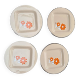 Set of 4 St Clement plates