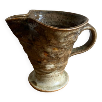 Pyrite stoneware pitcher