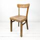 Chaise vintage Frankfurter en bois massif Mid-Century design classique pour