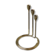 Set of candlesticks in brass 1960