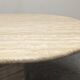 Table de salle à manger XL en travertin, Italie vers 1970