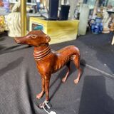 Bronze plated dog