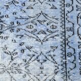 6x9 Soft Pastel Blue Turkish Vintage Rug, 189x284Cm SK 2052 FREE SHIPPING