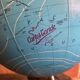 World Map Earth Globe Old TARIDE 1985 Model 90RL025 Vintage