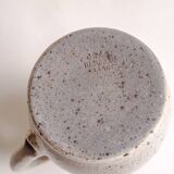 Little speckled ceramic milk jug - height 9.5 cm