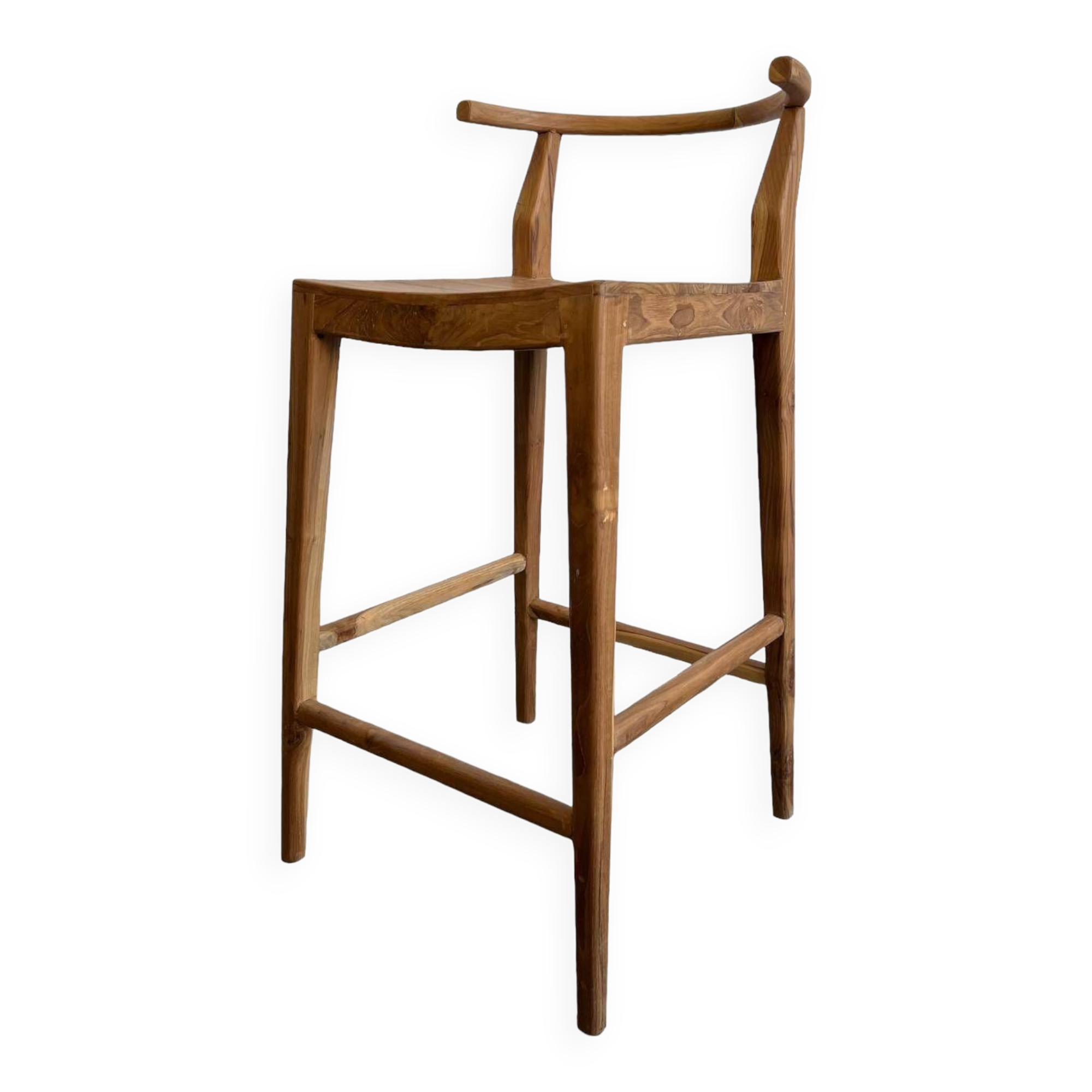 Tabouret / tabouret en bois wabisabi