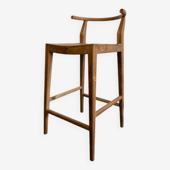 Tabouret / tabouret en bois wabisabi