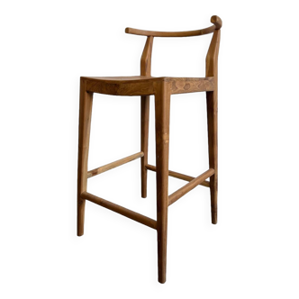 Tabouret / tabouret en bois wabisabi