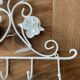 Metal wall towel rail
