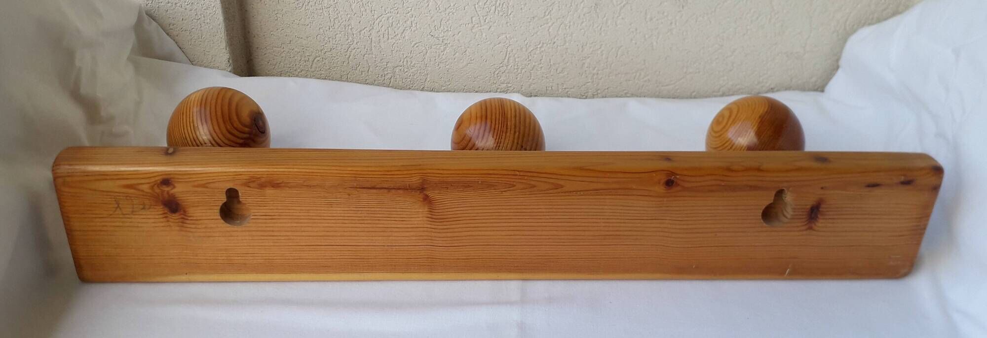Portemanteau en bois pin