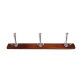 Old peg coat rack with 3 heads industrial style