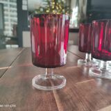 Set of 12 Luminarc wine glasses model Sweden red