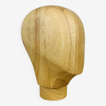 Vintage wooden hat head