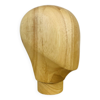 Vintage wooden hat head