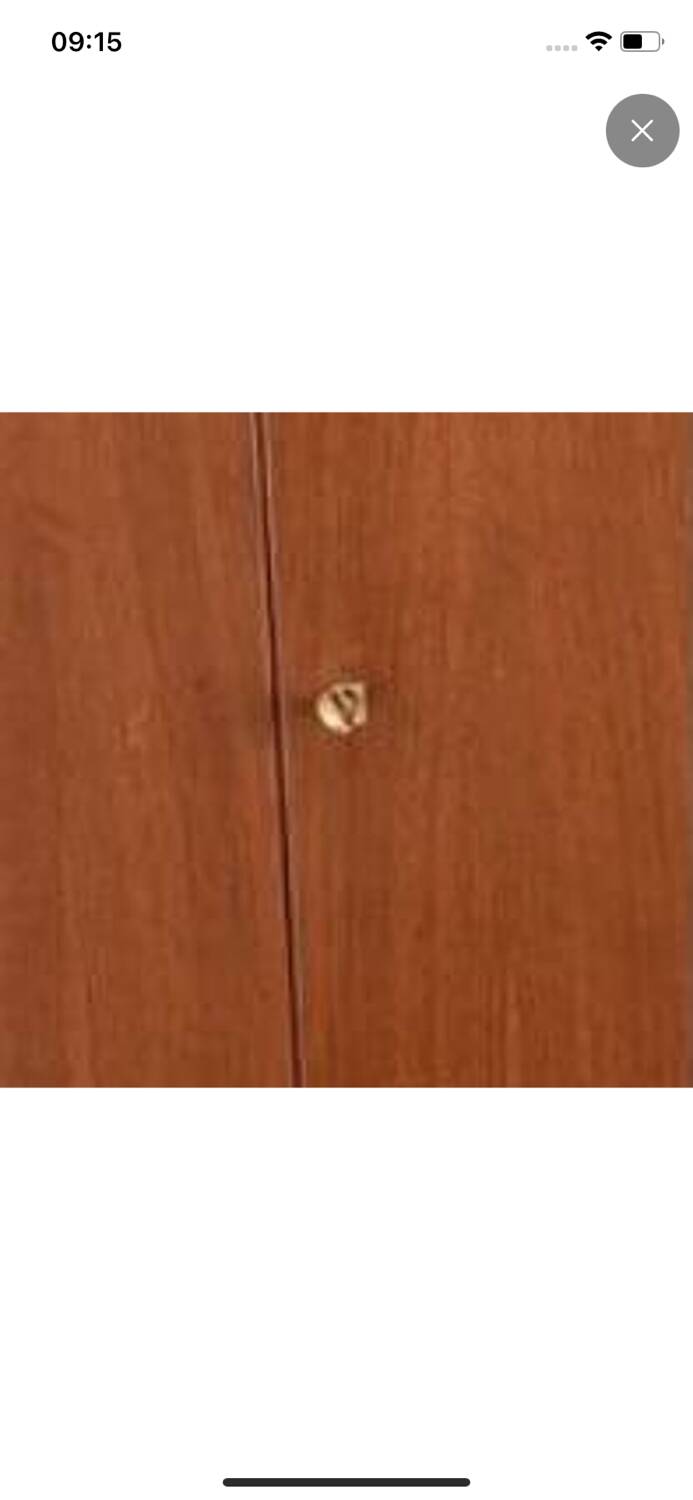 Vintage Scandinavian teak wardrobe