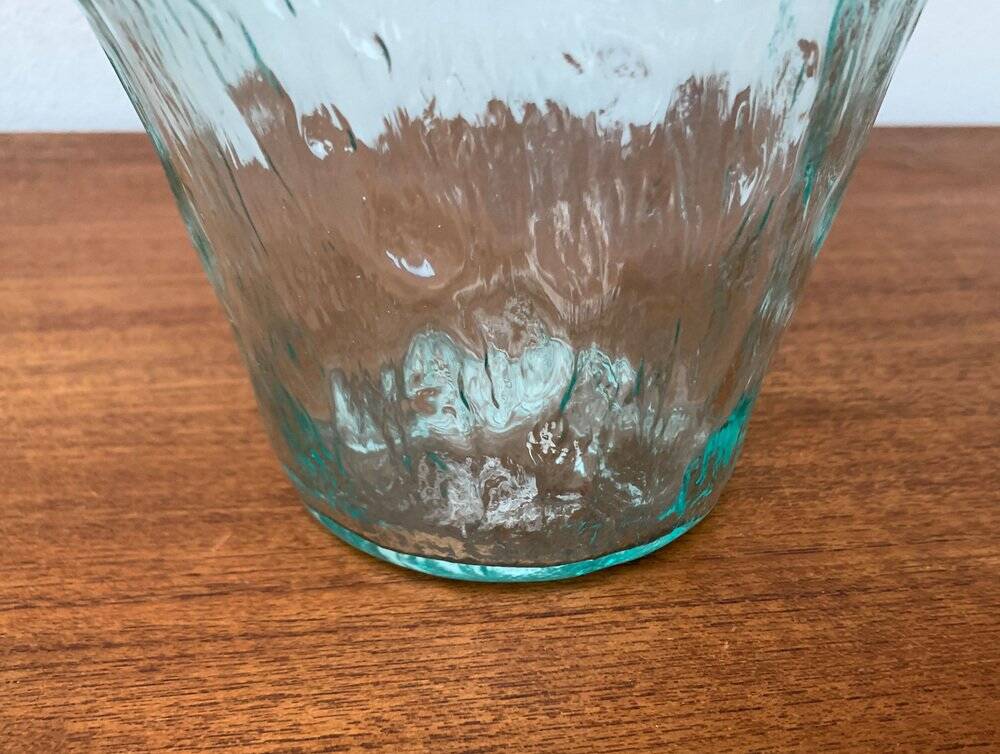 Vintage Scandinavian frosted glass bowl, 1970s