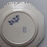 Duo of plates of clairfontaine model INDIANA