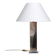 Large table lamp in silver and gold metal, 1980