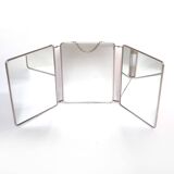 Triptych barber mirror