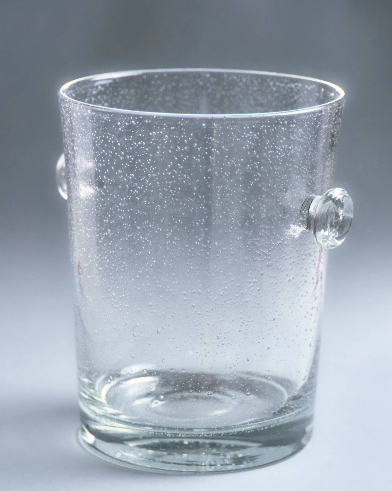 Bubble glass champagne bucket, Romanart, 1970s