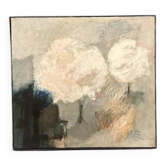 Original Swedish Oil on Canvas – "Maj Månad" by Jerry Roupe – Signed – Dated 1992 – Framed – 61 × 56.5 cm (24" × 22.2")
