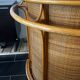 Bar and bamboo rattan stools 1970 maugrion gatti