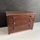 Miniature wooden master cabinet, 19th century