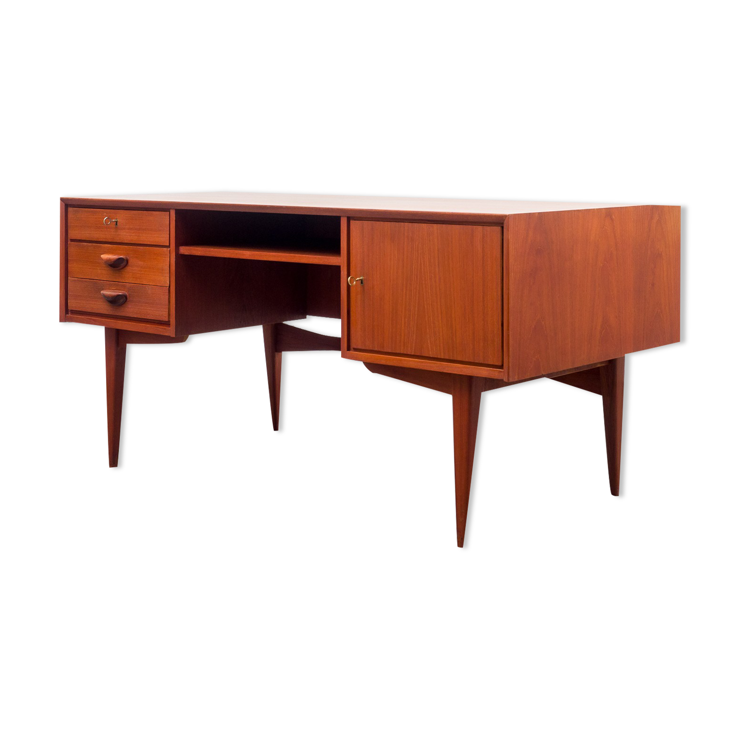 Office 60s, teak, restored