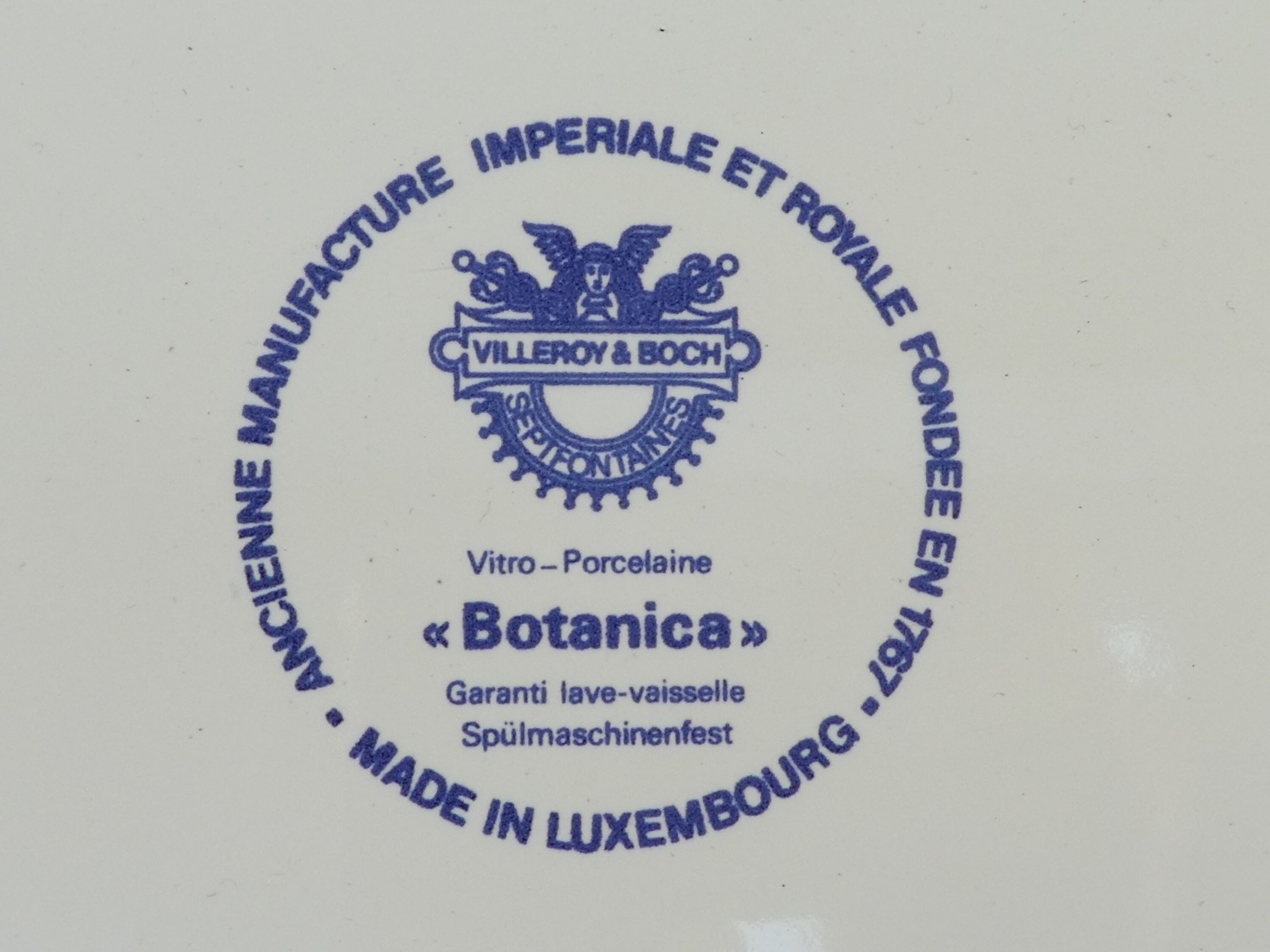 Large oval dish VILLEROY and BOCH model Botanica