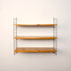 Swedish pine and metal shelf