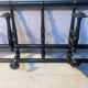 Coat rack in painted wood
