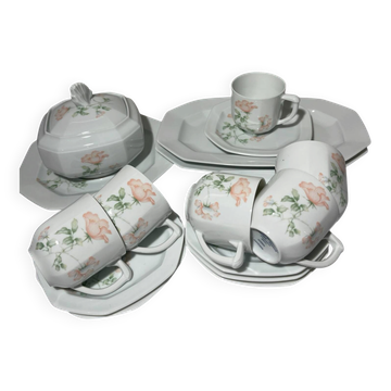 Service à café en porcelaine de Limoges