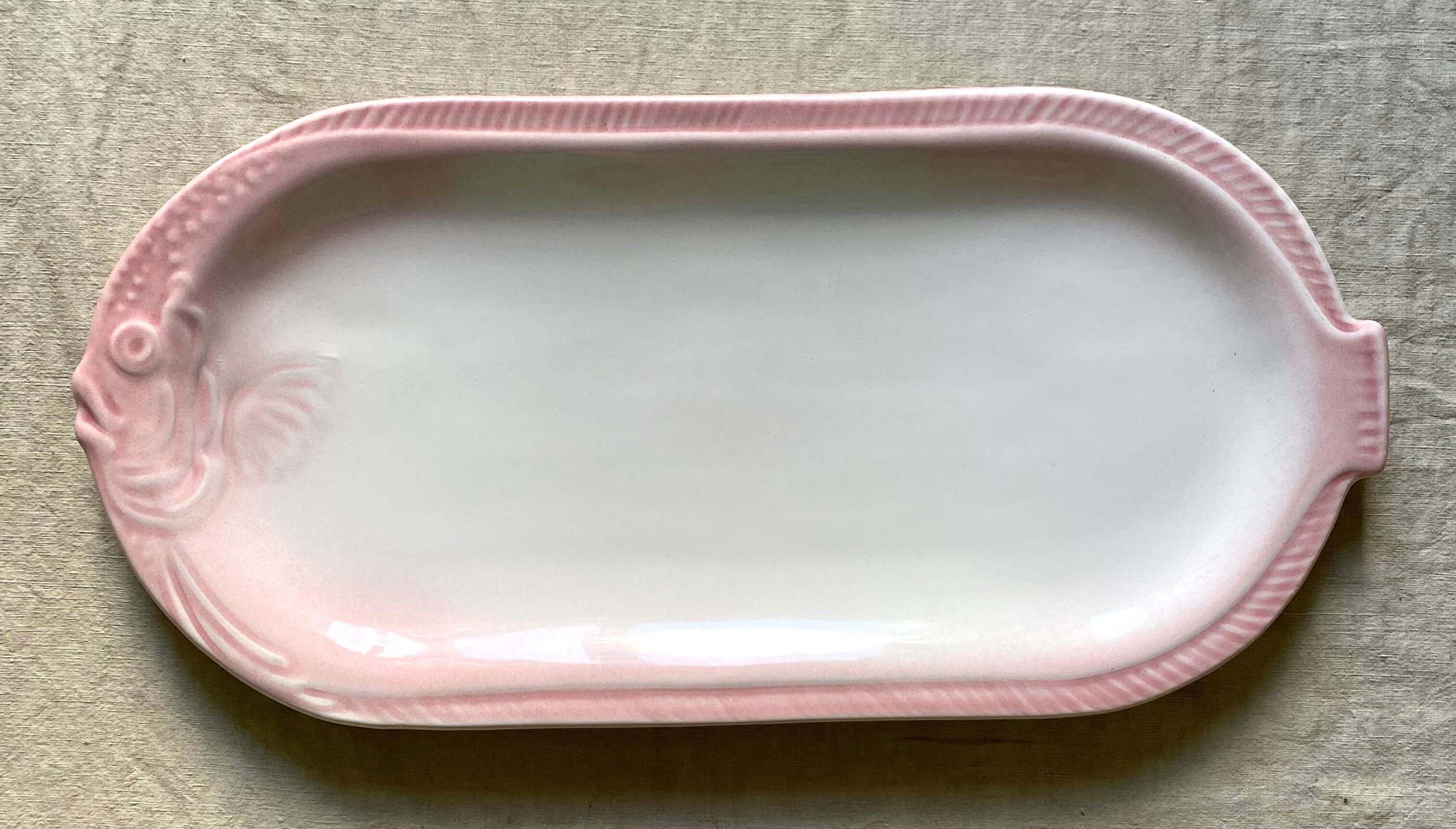 Fish plates and vintage Niderviller dish