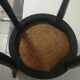 Curved wood children's chair